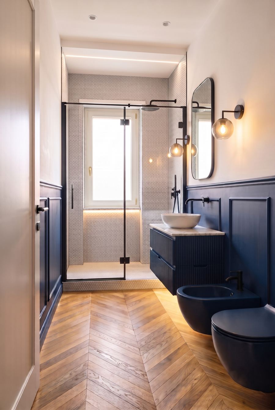 Bagno blu